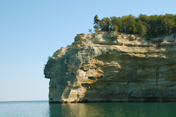 Indian Rock, part of Pictured Rocks National Lakeshore